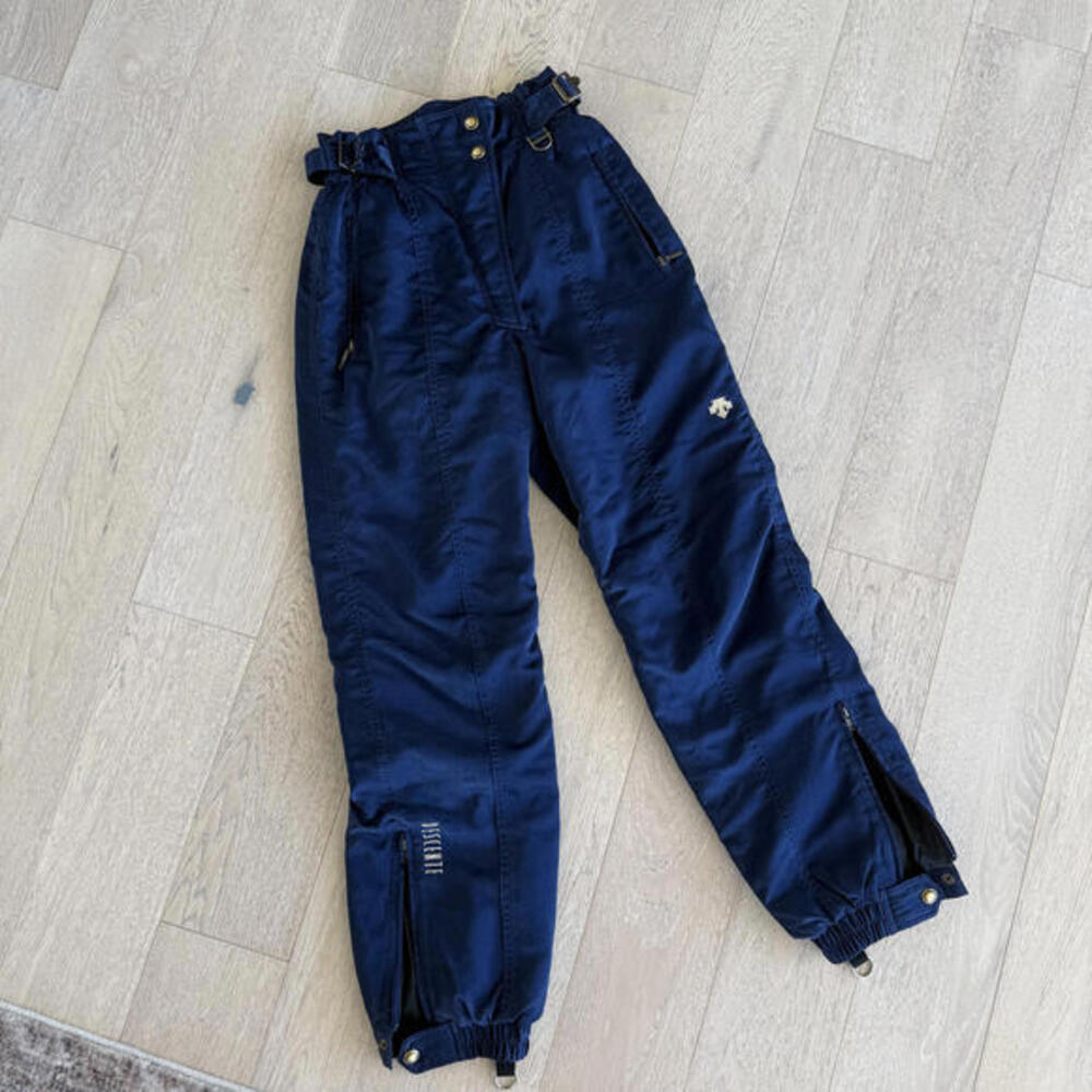 Descente Women's Navy Snowboarding Ski Pants S